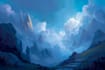 design fantasy background, landscape art