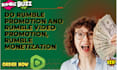do rumble promotion and rumble video promotion, rumble monetization