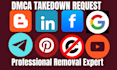do mass report for tiktok facebook instagram youtube google under dmca