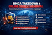 remove takedown negative,defaming,copyright google,reddit,insta,fb,yt,ttok dmca
