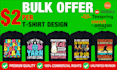 create print ready t shirt designs for amazon, etsy, redbubble and more