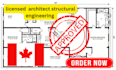 licensed architect, structural engineering pe stamp in canada quebec  ontario