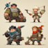 design unique 2d game characters, animations, and nfts