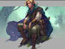 draw a fantasy character design and dnd character art