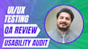 do professional UI and UX testing with a detailed usability review