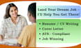 write ats compliant professional resume, CV and cover letter