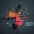 draw a digital abstract art illustration