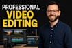 do professional video editing