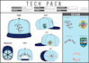 do hat cap t shirt short mockup for you brand