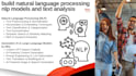 build natural language processing nlp model and text analysis
