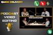 do video podcasts, zoom podcast editing professionally