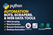 write powerful python scripts for automation, data extraction and web scraping