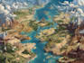 draw a custom map for fantasy, scifi, book or boardgame