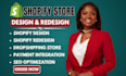 design, shopify dropshipping store, redesign shopify store, shopify website