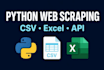 do python automation, web scraping and API integrations