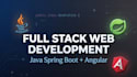build fullstack web apps with java spring boot and angular