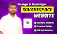 design or redesign squarespace website business,onlinestore,maintenance experts