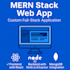 create custom web app with mern stack and responsive UI