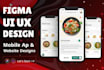 do product UI UX design app, web, dashboard in figma