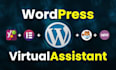 be your wordpress virtual assistant VA for any task