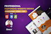 create a responsive HTML5 website using bootstrap and jquery