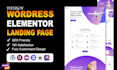 redesign elementor websites and wordpress landing pages