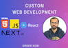 do website development, build modern web apps with as full stack developer