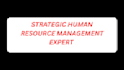 do human resource plans ,leadership and strategic management reports