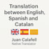 translate texts between english spanish and catalan