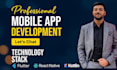 develop professional flutter mobile apps for android and ios