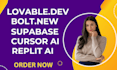 build fix deploy lovable bolt new replit supabase stripe aicode saas mvp web app