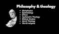 handle philosophy and theology related tasks