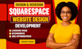 do squarespace website design squarespace website redesign squarespace website