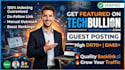 publish premium SEO guest post on techbullion, high authority site