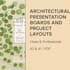 design architectural presentation boards and project layouts
