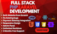 develop, fix or debug professional full stack PHP laravel web application