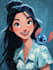 make a professional disney cartoon style character