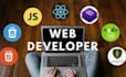 develop fully functional website with html, css, javascript, react js