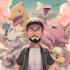 draw you as a pokemon trainer and your team with background