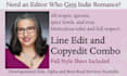 line edit and copyedit your romance novel