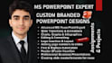 create redesign and improve powerpoint presentation templates and assignments