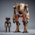 3d model the robot and mecha