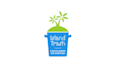 design elegant unique island trash logo