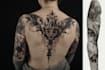 create sleeve tattoo design in geometric style