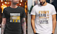 design awesome custom typographic t shirt