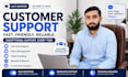 be customer care specialist CRM, email support and live chat