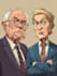 make a digital political cartoon and caricature for for you