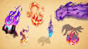 create all the effects in the game