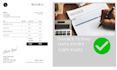 do typing, invoice data entry, and copy paste tasks