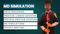 perform molecular docking and MD simulation using gromacs